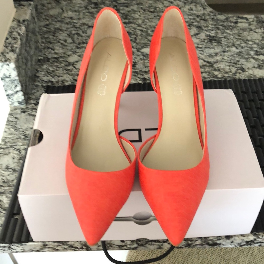 Aldo Orange Pumps
